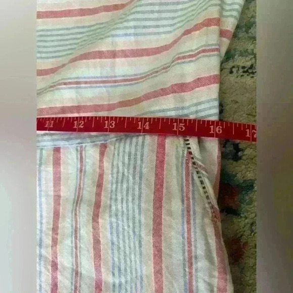 VINEYARD VINES Abacos Stripe Tasse Pastel Sleeveless Wide Leg Jumpsuit. Size 12 - Picture 7 of 10